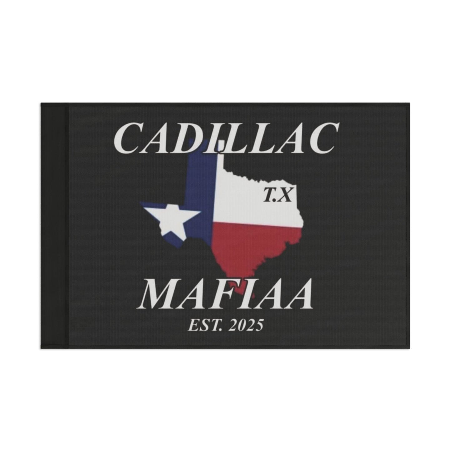 Cadillac Mafiaa Texas Flag - Vintage Design for Car Enthusiasts