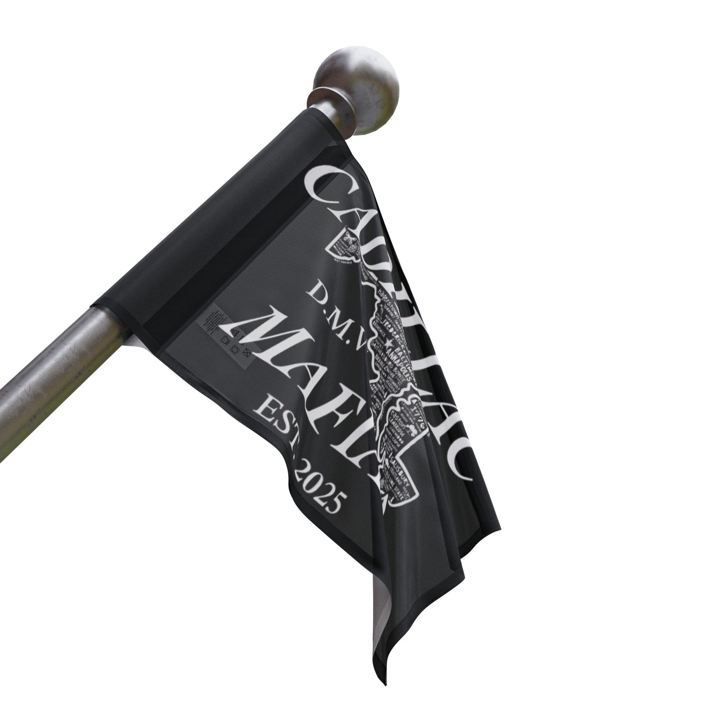 Cadillac Mafiaa D.M.V Flag - Vintage Design for Car Enthusiasts