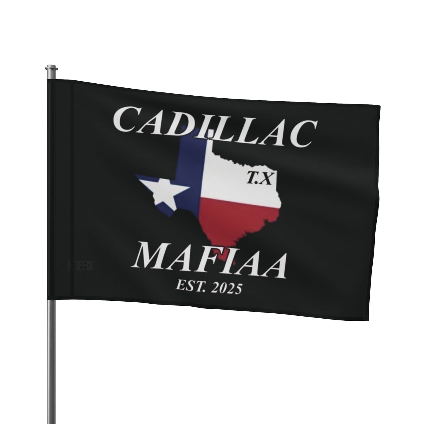 Cadillac Mafiaa Texas Flag - Vintage Design for Car Enthusiasts