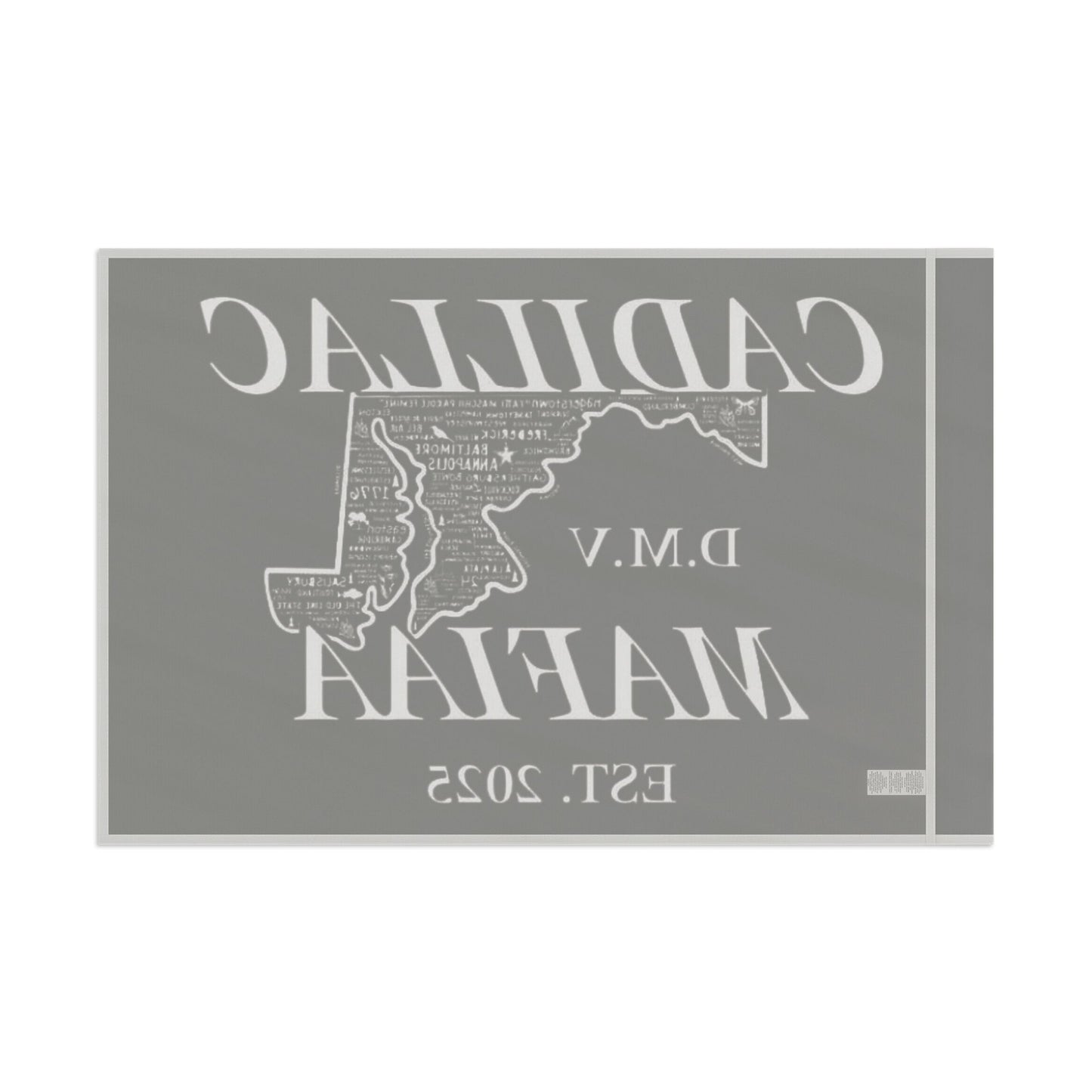 Cadillac Mafiaa D.M.V Flag - Vintage Design for Car Enthusiasts