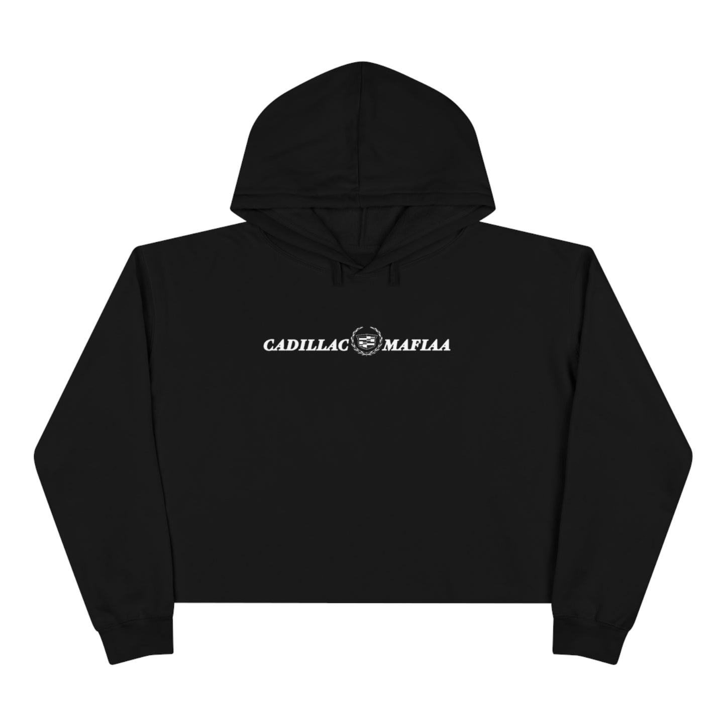 Cadillac Mafiaa Crop Hoodie