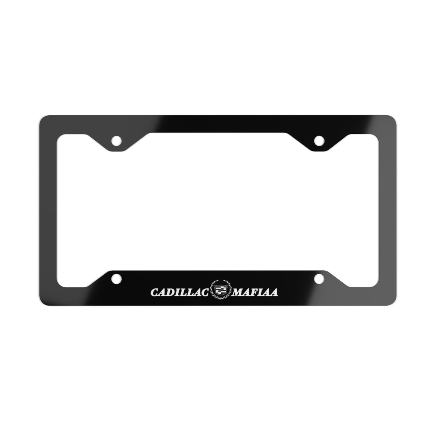 Cadillac Mafia Metal License Plate Frame